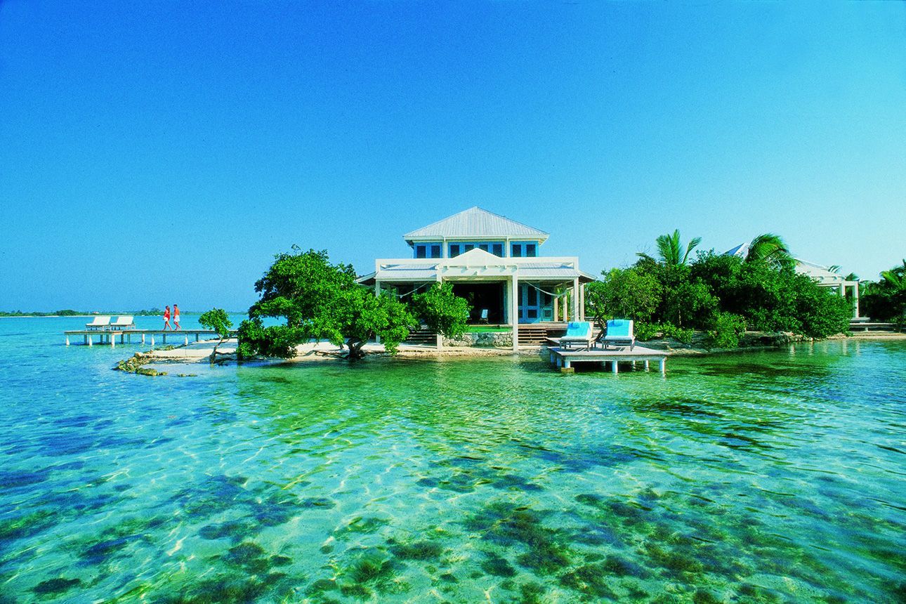 Cayo Espanto sea.