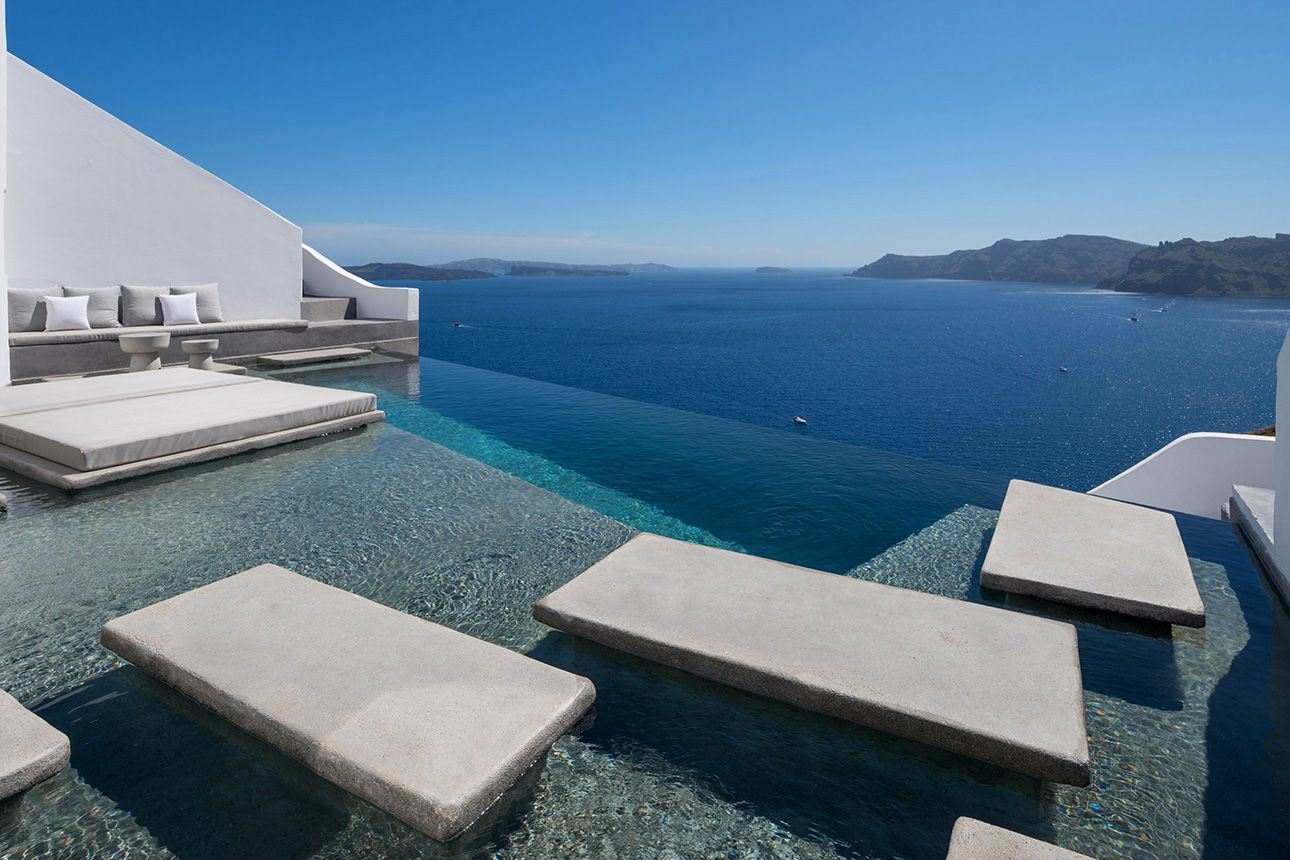 Echoes Luxury Suites ocean view.