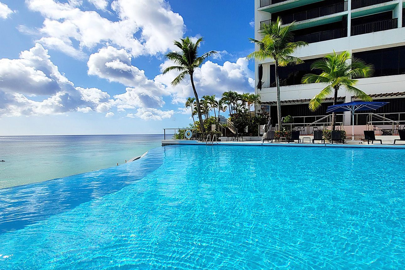 Guam Reef Hotel pool.