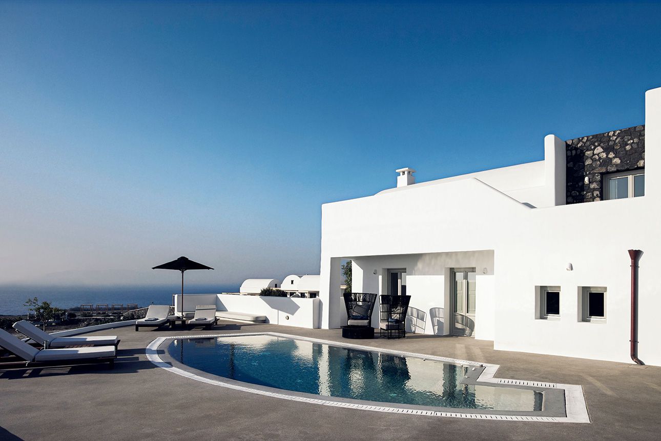 Selini Luxury Sunset Villa - outside view..