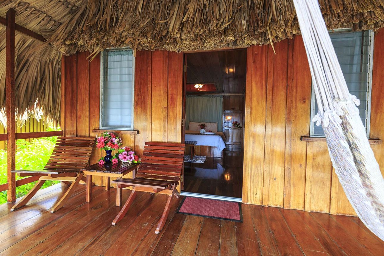 Overwater Cabanas - outside view.