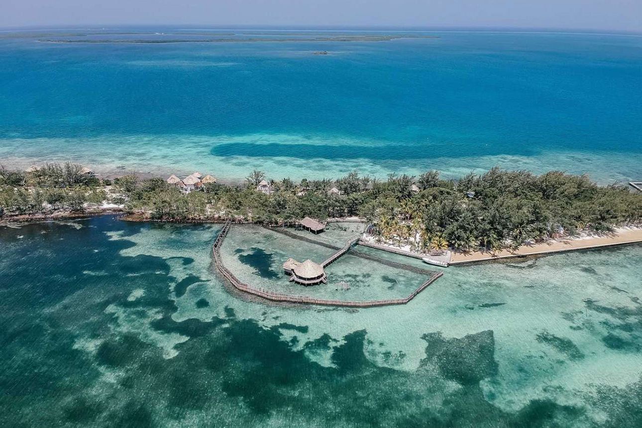 Thatch Caye island.