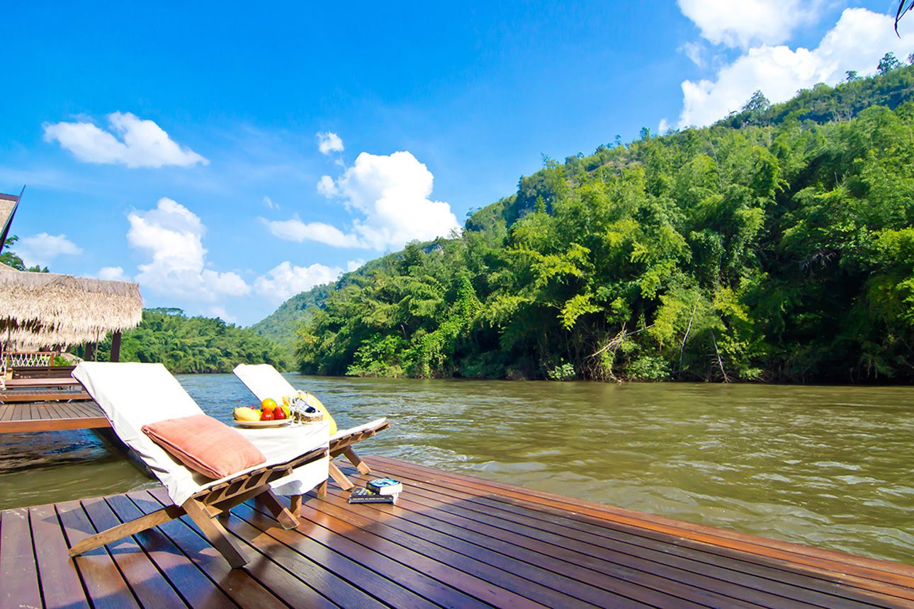 Floating Villa - terrace..