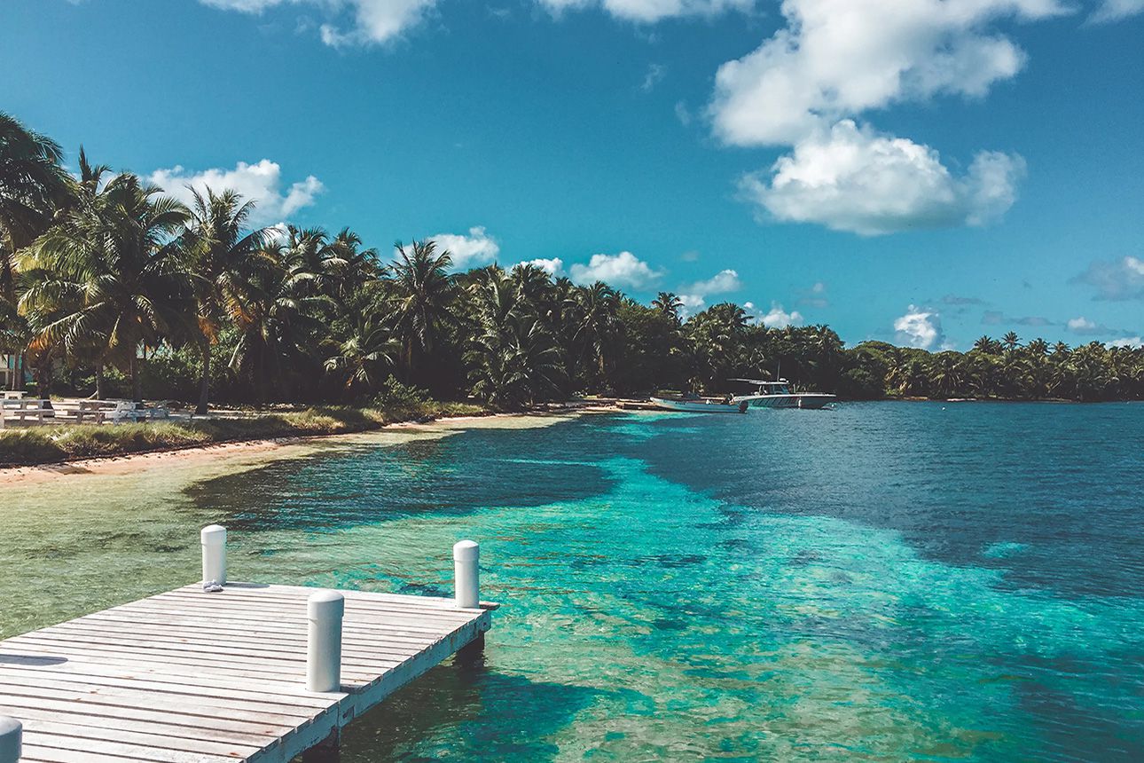 Tobacco Caye Paradise Resort.