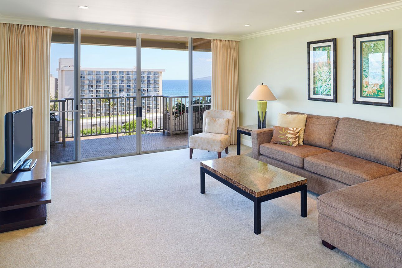 2-bedroom Ocean Or Garden View Premium-living room.