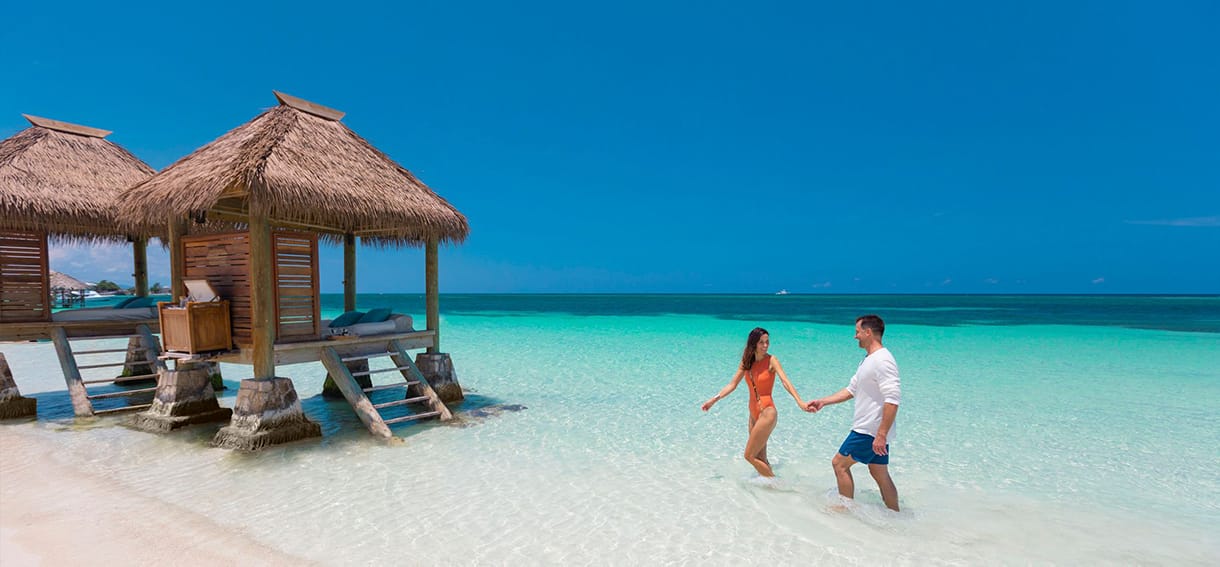 Negril All-Inclusive Resorts couple.