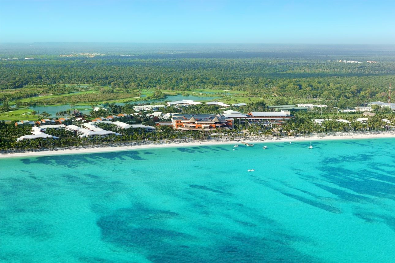 Barcelo Bavaro Palace All Inclusive view from above.