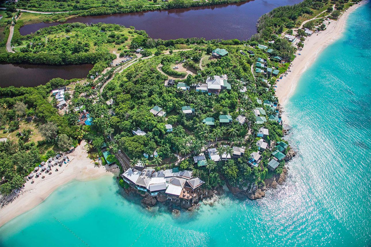 Cocos Hotel Antigua - All Inclusive - Adults Only view from above.