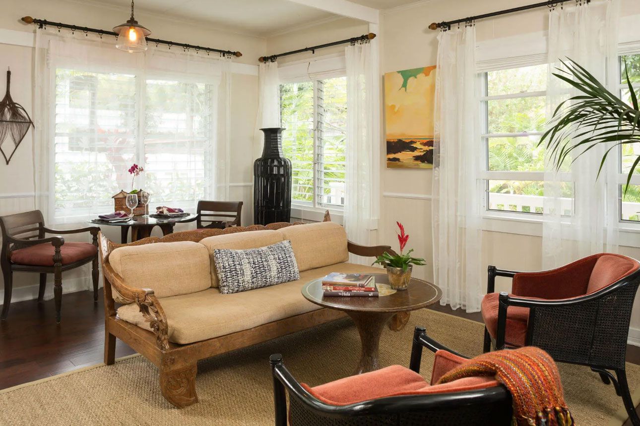 Darrell Hill Cottage-living room.