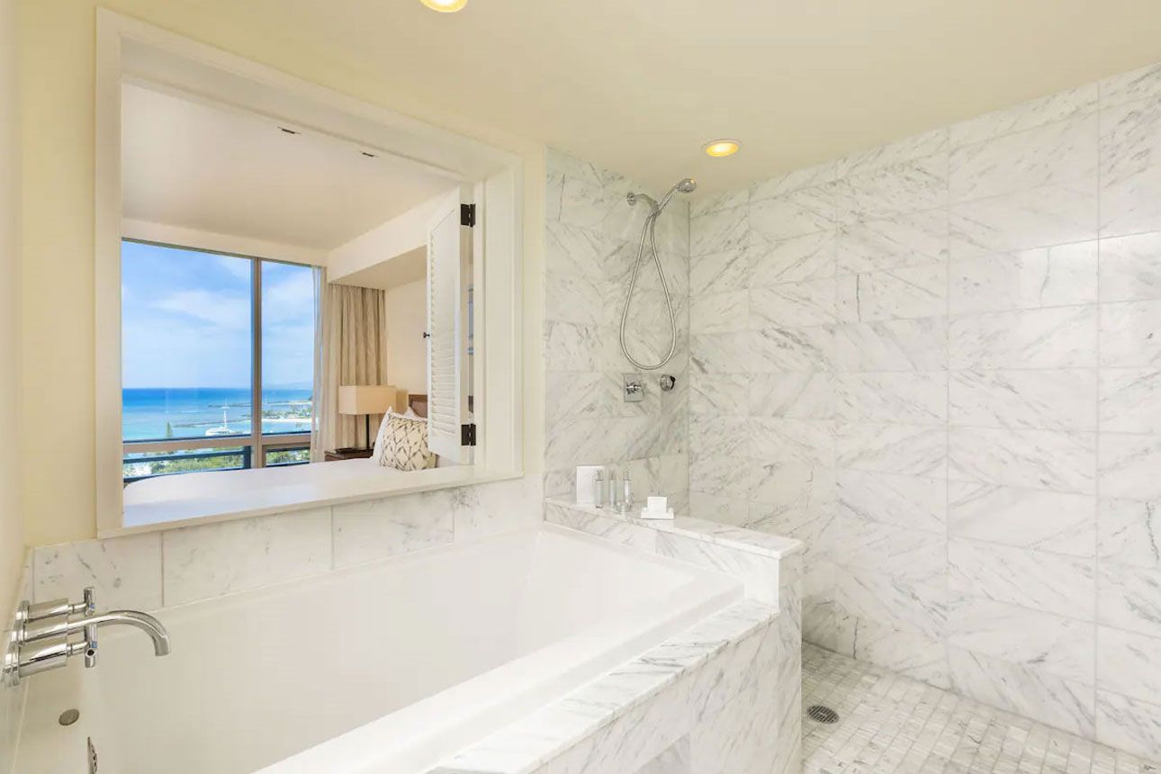 Deluxe Suite, 2 Bedrooms, Kitchen, Ocean View (Prime)-bath..