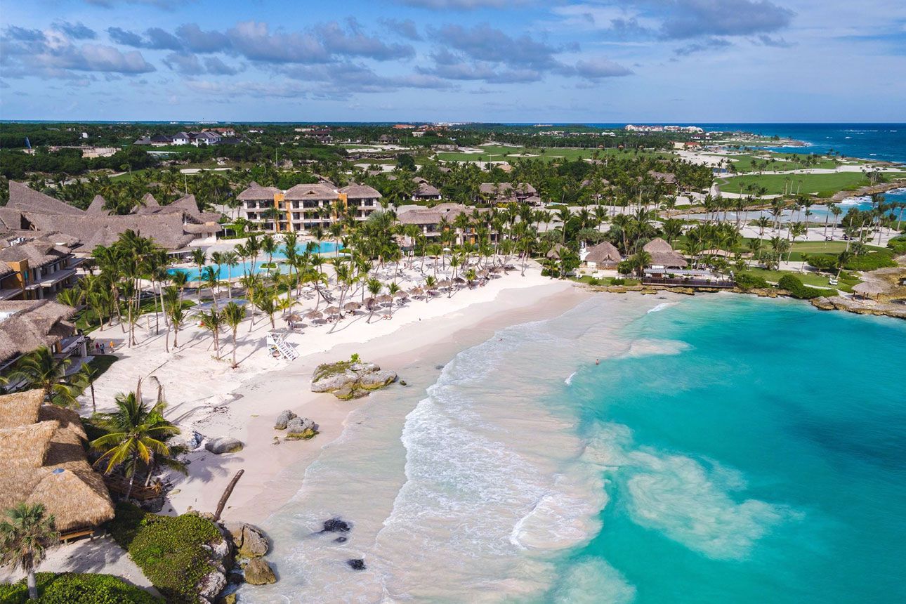 Eden Roc Cap Cana view from above.