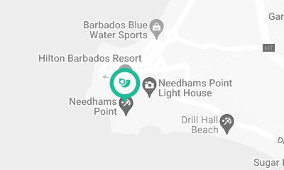 Hilton Barbados Resort on the map.