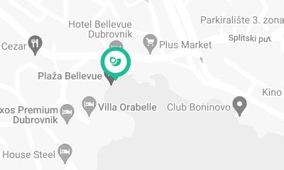 Hotel Bellevue Dubrovnik on the map.