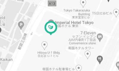 Imperial Hotel Tokyo on the map.