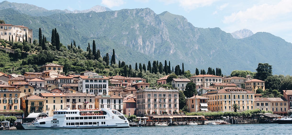 Honeymoon in Lake Como.