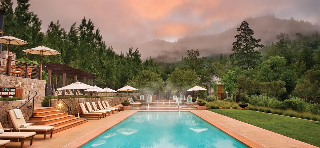 Honeymoon in Napa Valley resort.