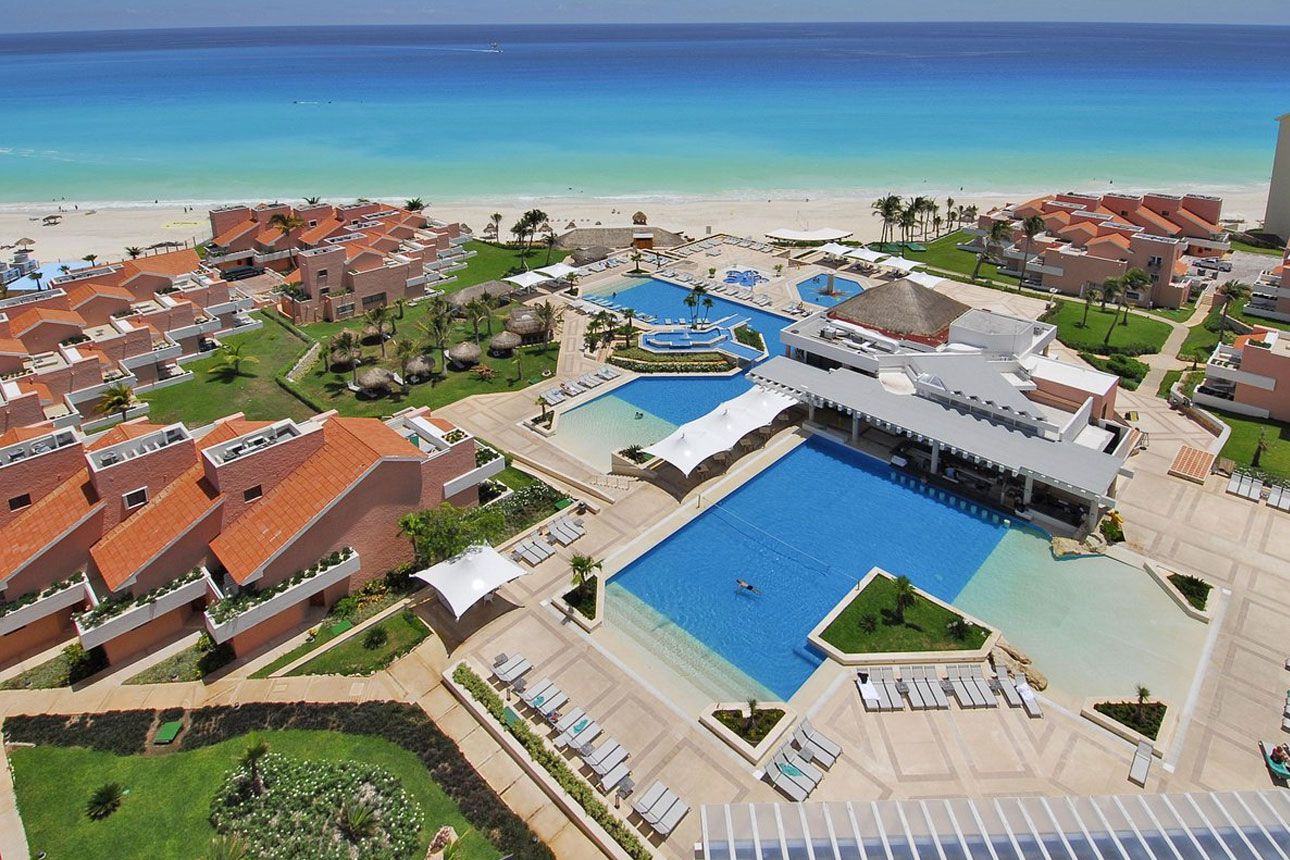 Omni Cancun Hotel & Villas ocean view.