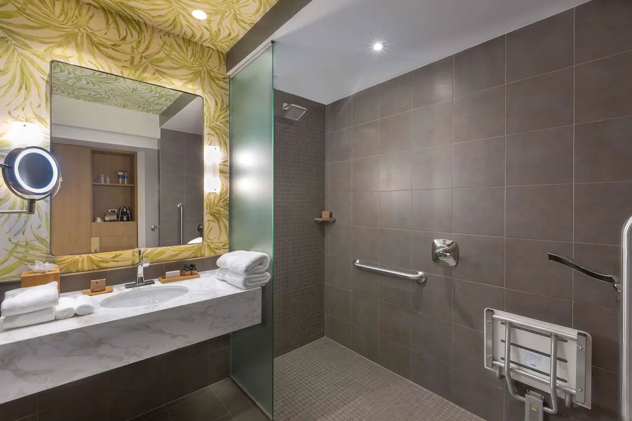 Standard Room, 1 King Bed, Accessible-bathroom..