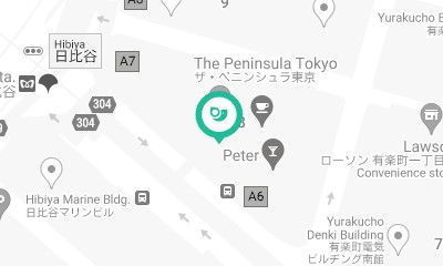 The Peninsula Tokyo on the map.