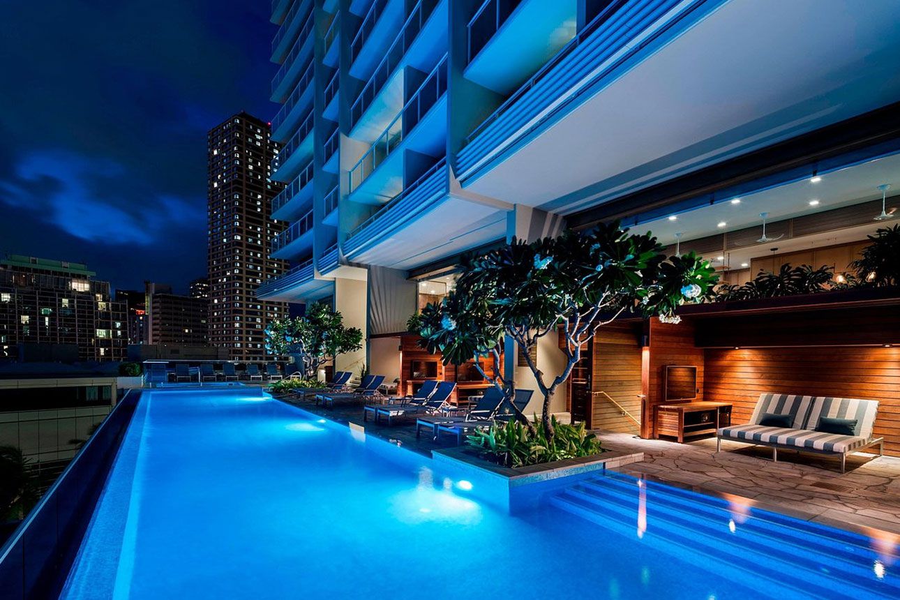 The Ritz-Carlton Residences, Waikiki Beach Hotel pool.