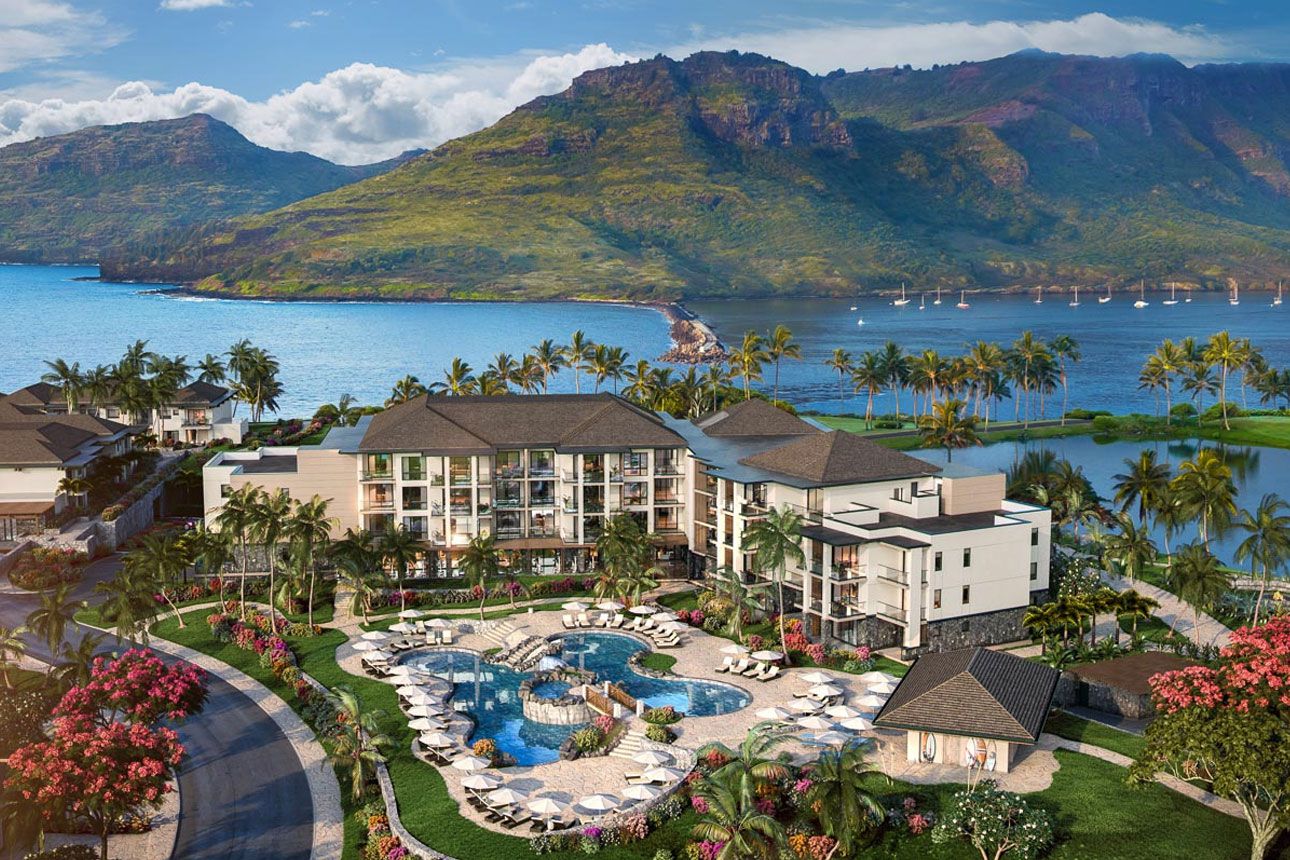 Timbers Kauai Ocean Club & Residences mountain.