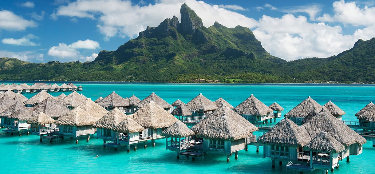 Tahiti All-Inclusive Resorts bungalows.