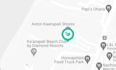 Aston Kaanapali Shores Resorts on the map.