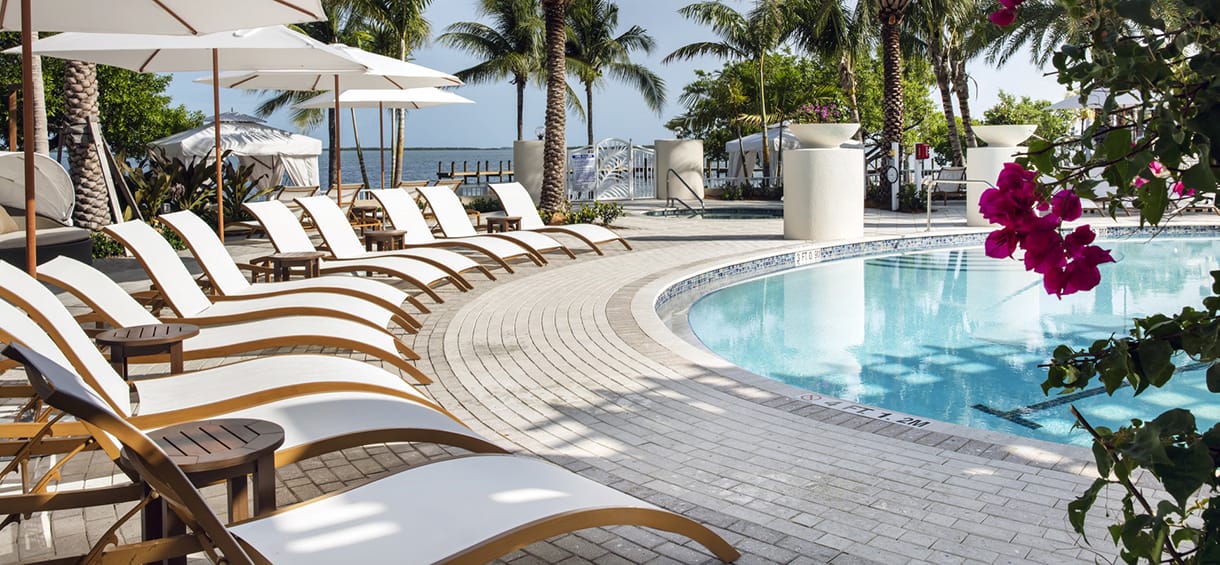 Boutique Hotels in Key West pool.
