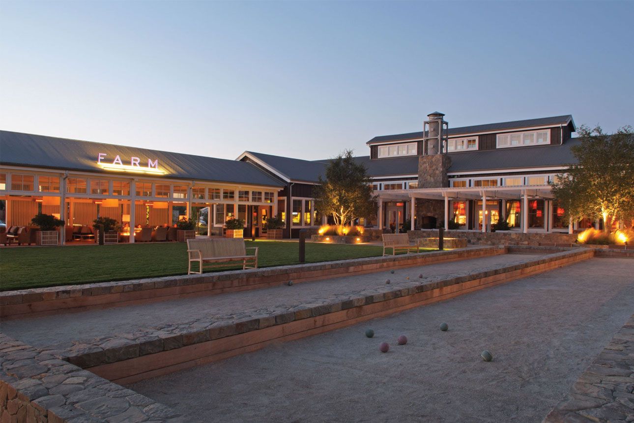 Carneros Resort and Spa hotel.