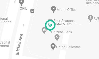 Four Seasons Hotel Miami on the map.