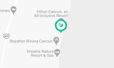 Hyatt Ziva Cancun, an All Inclusive Resort on the map.