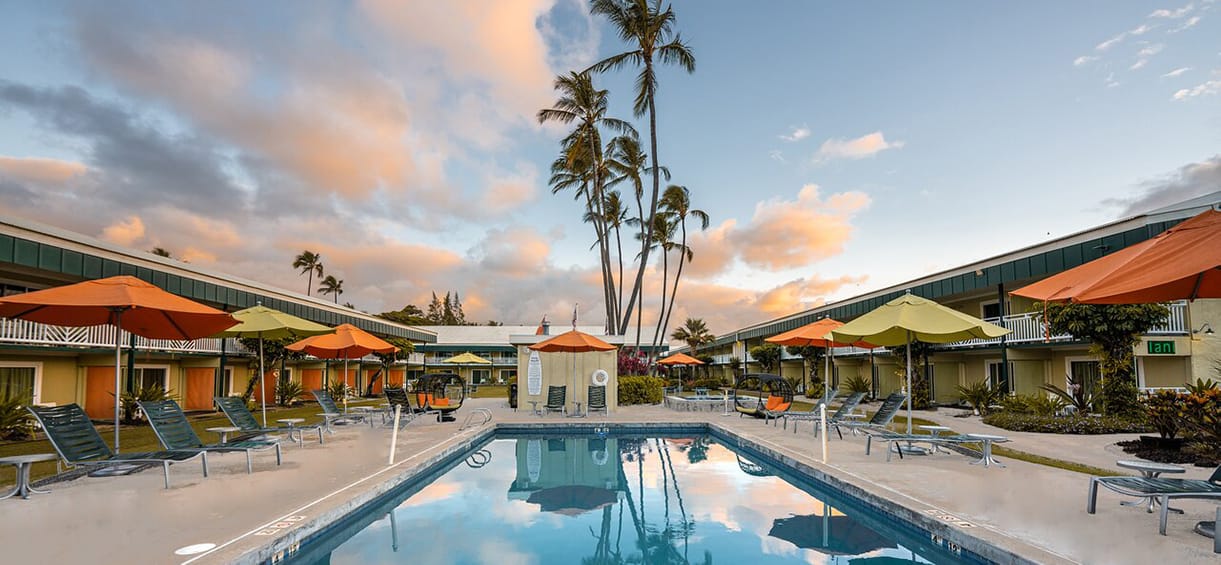 Boutique Hotels in Kauai pool.