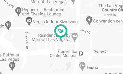 Las Vegas Marriott on the map.
