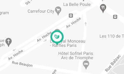 Le Royal Monceau Hotel Raffles Paris on the map.