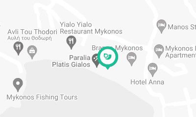 Mykonos Dove Beachfront Hotel on the map.