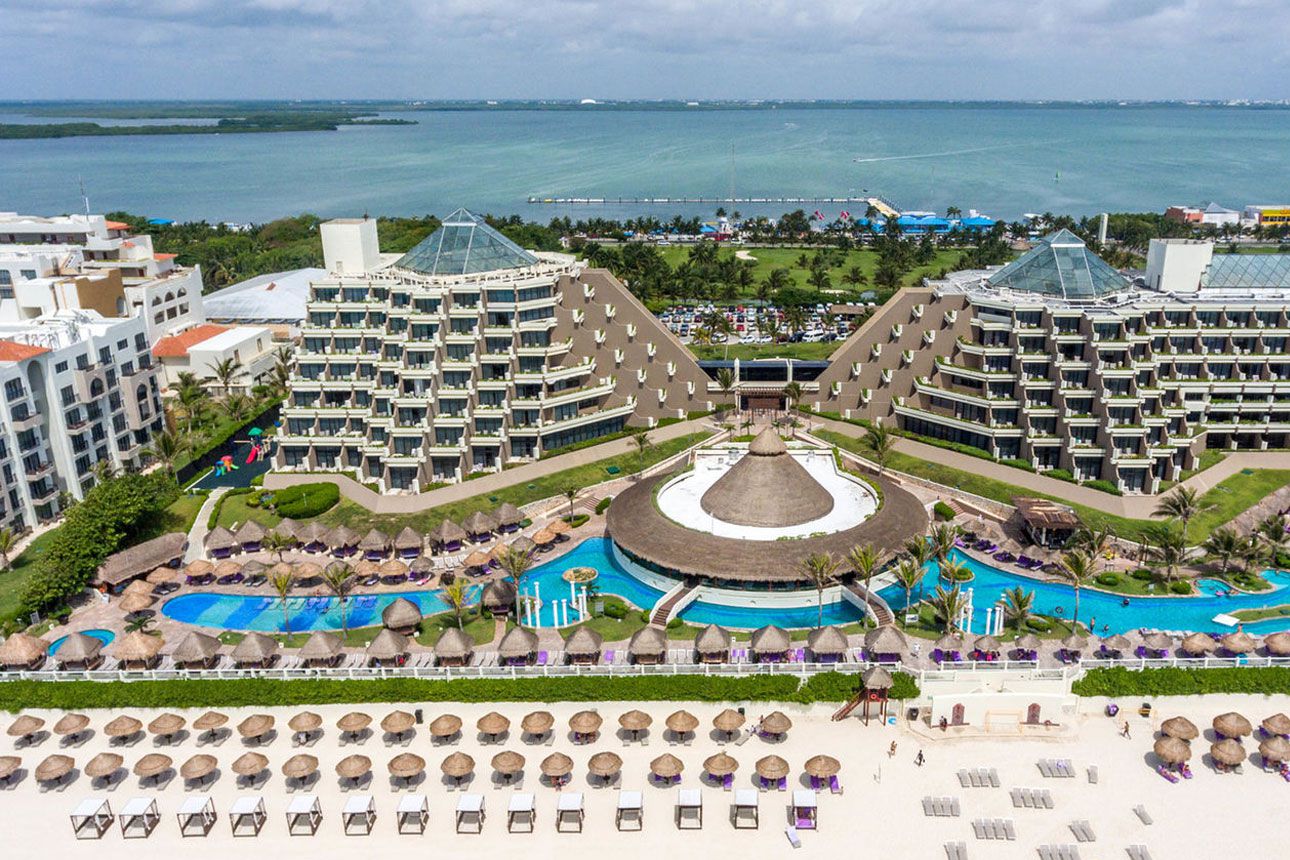Paradisus Cancun - All Inclusive view from above.