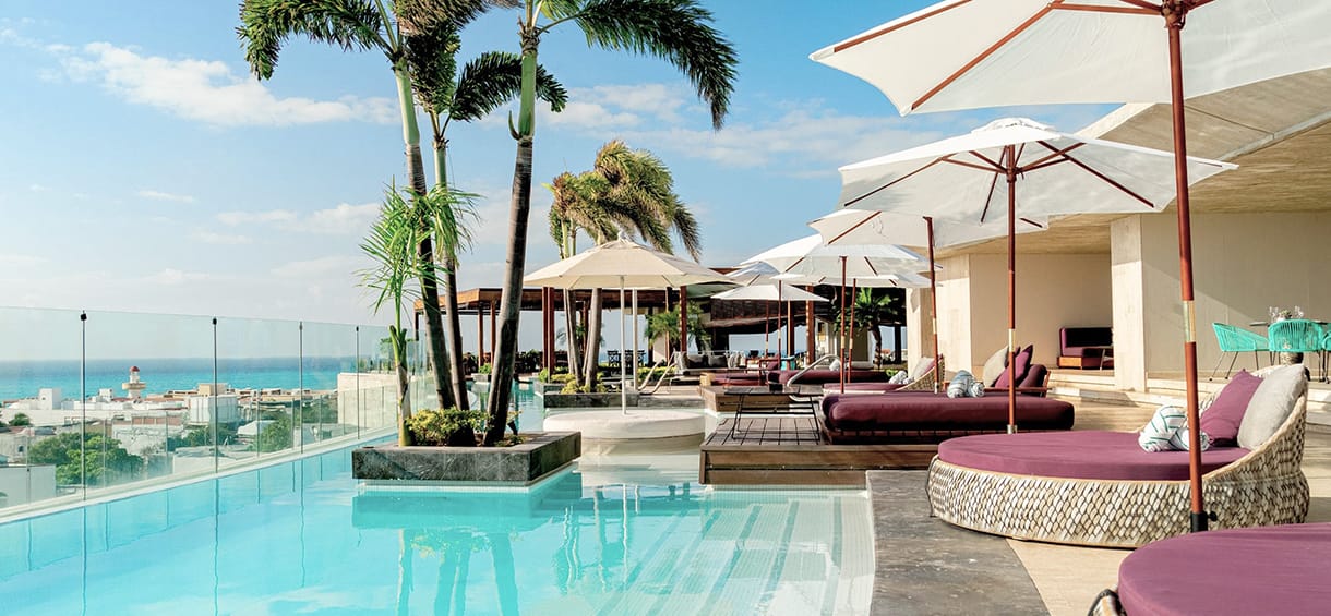 Best Hotels In Playa Del Carmen pool.