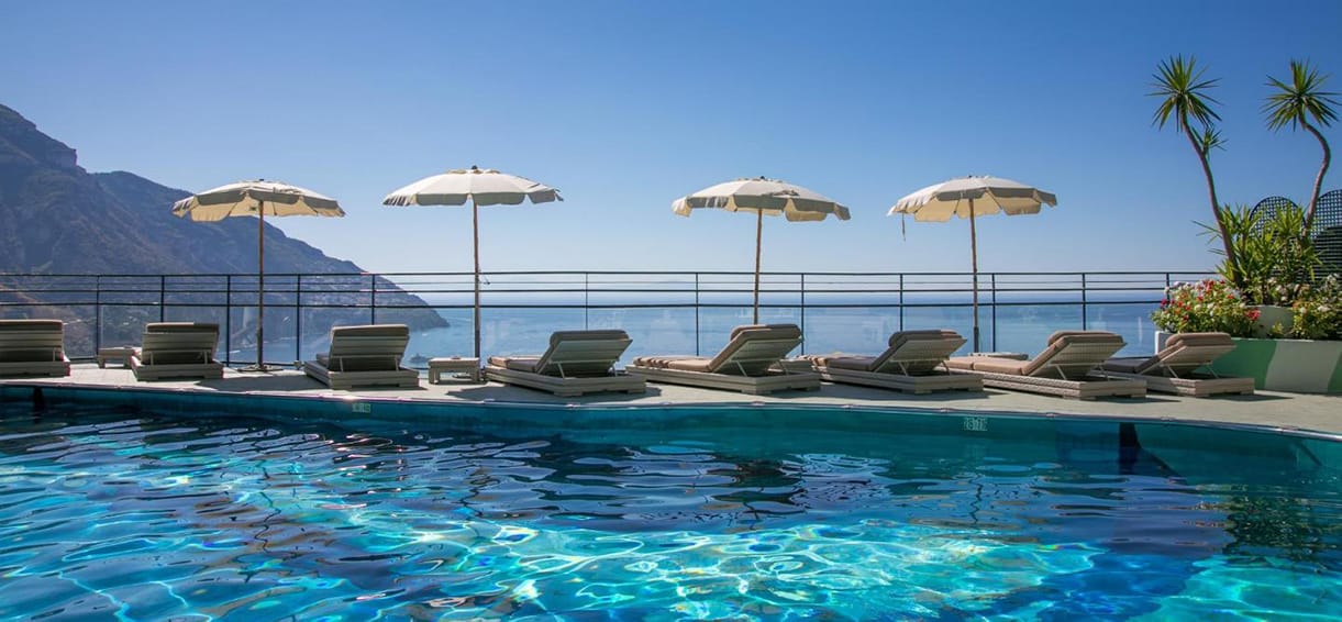 Best Hotels In Positano pool.