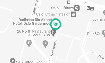 Radisson Blu Airport Hotel Oslo Gardermoen on the map.