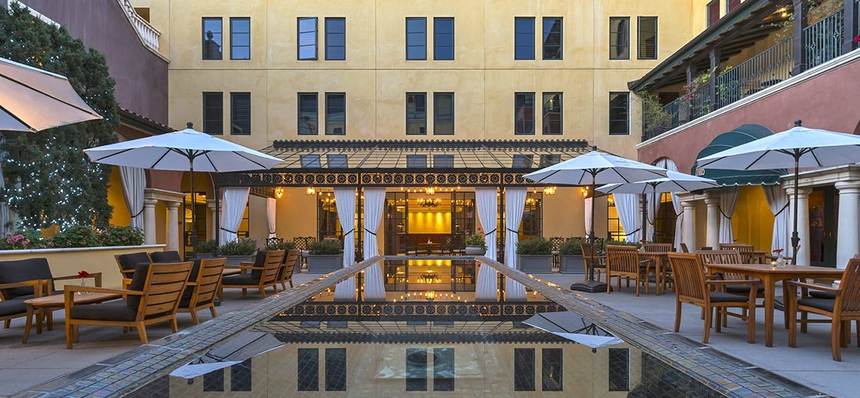 San Jose Downtown Hotels pool.