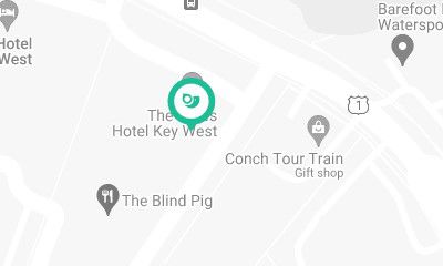 The Gates Hotel Key West on the map.