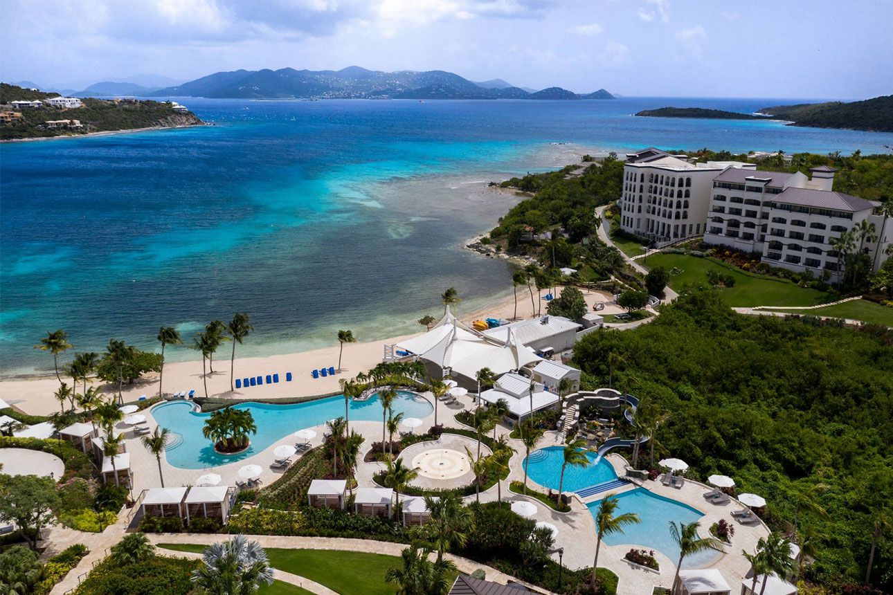 The Ritz-Carlton view from above.