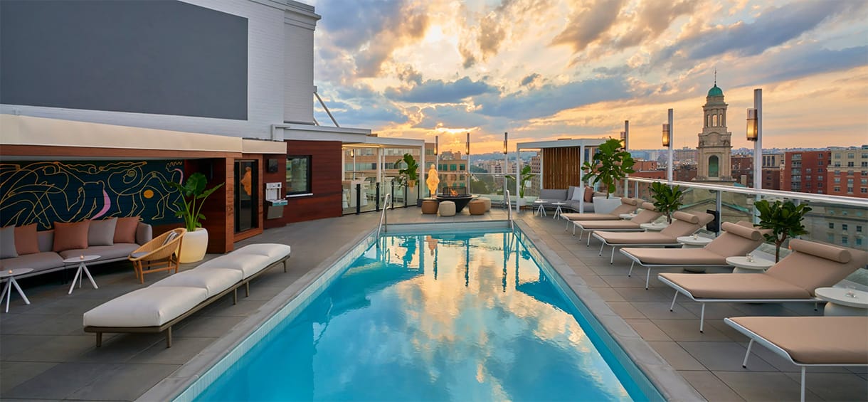 Boutique Hotels in Washington pool.