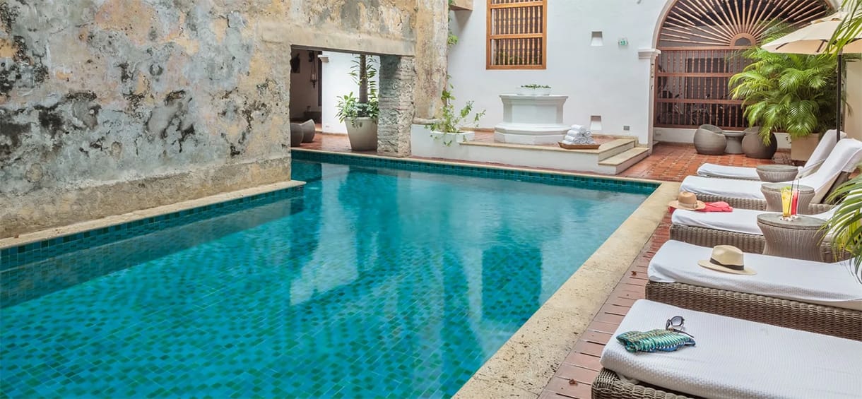 Best Hotels In Cartagena pool.
