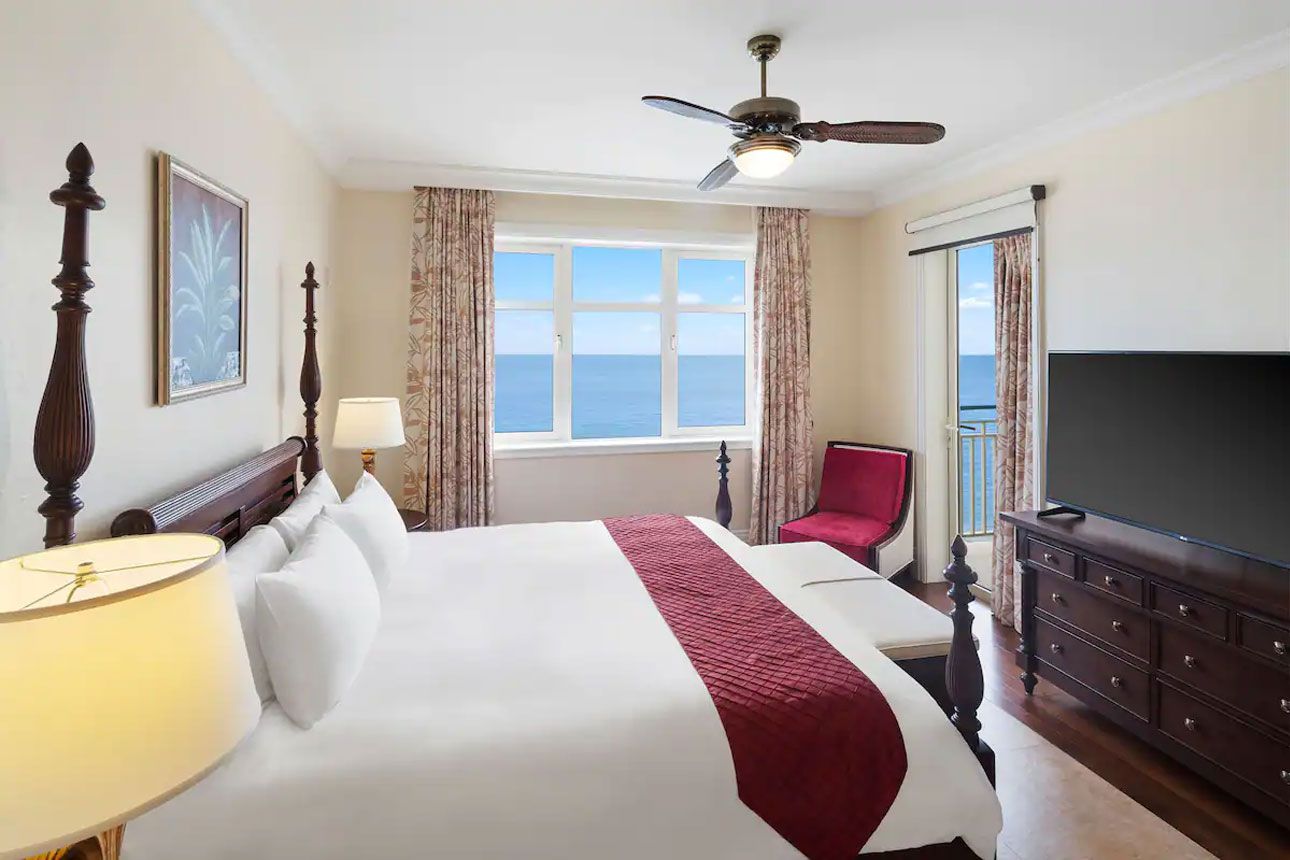 One Bedroom Oceanfront Suite - bedroom.