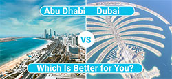 Abu Dhabi vs Dubai.