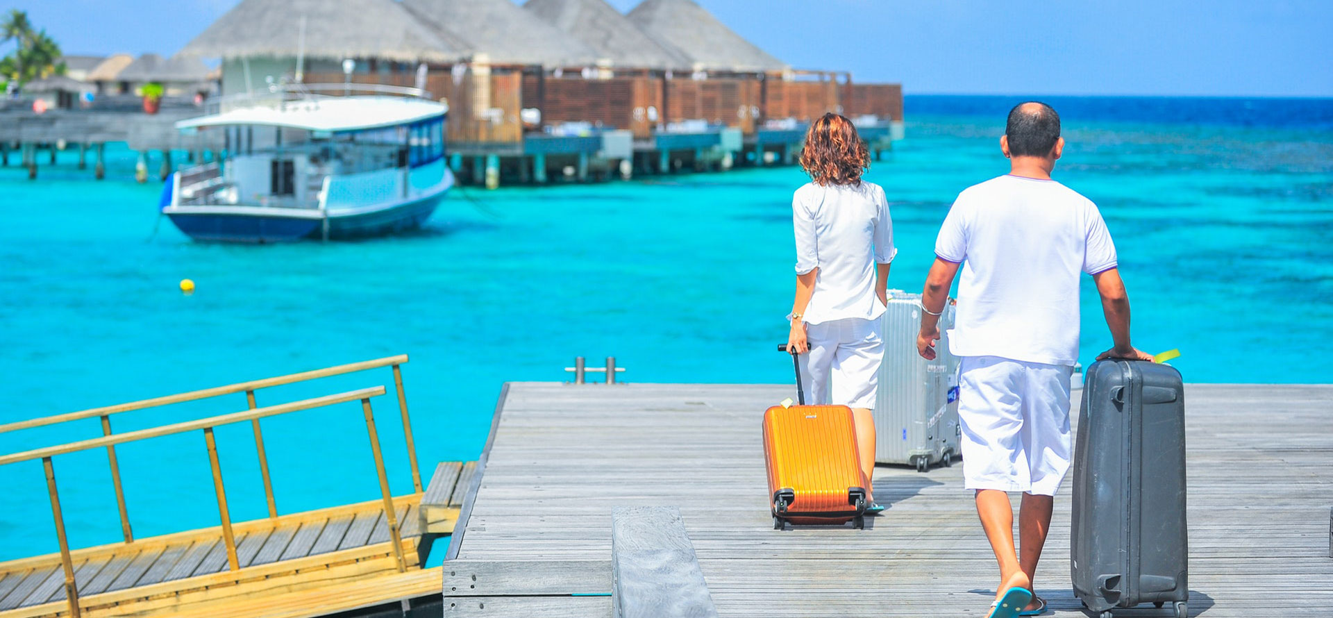 Family arrived in the Maldives at the best time.