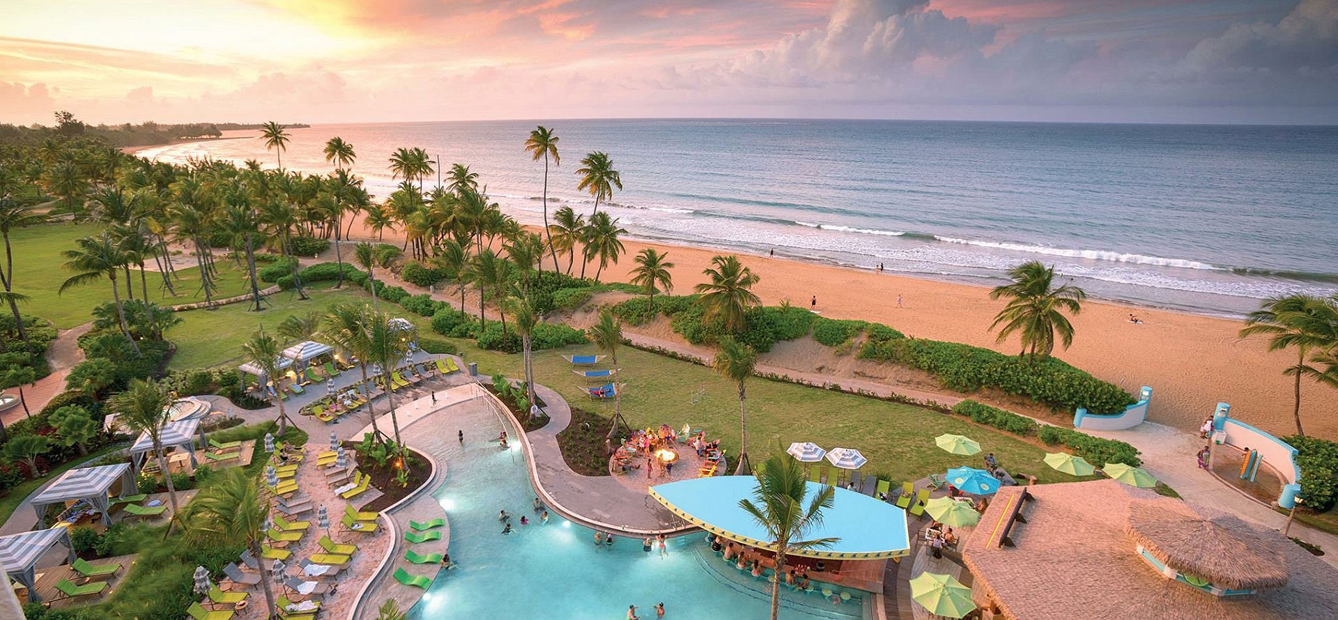 Beach for family resort in puerto rico.