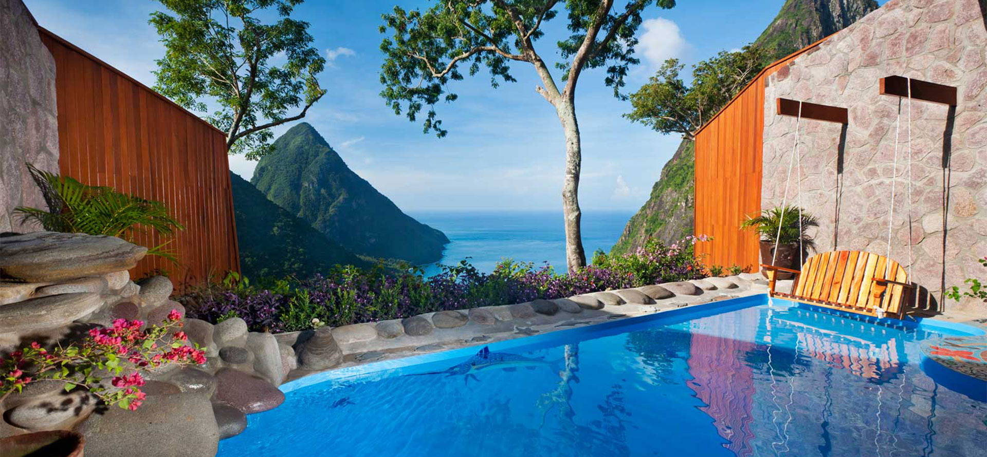 St. lucia all inclusive resort with amazing view.