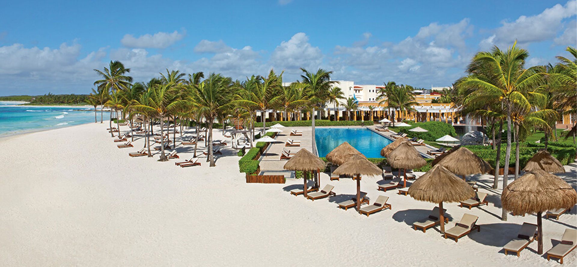 Paradise all-inclusive resort in Tulum.